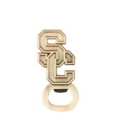 USC Trojans SC Interlock 3D Cast Bottle Opener Magnet